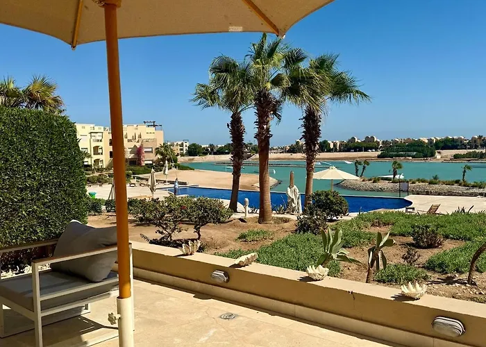Scenic 2br Ground Floor - Free Pool& Lagoon Access In Elgouna Hurghada