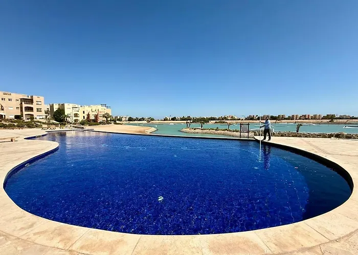 Scenic 2br Ground Floor - Free Pool& Lagoon Access In Elgouna Appartamento Hurghada