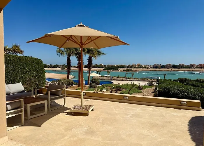 Scenic 2br Ground Floor - Free Pool& Lagoon Access In Elgouna Appartamento *
